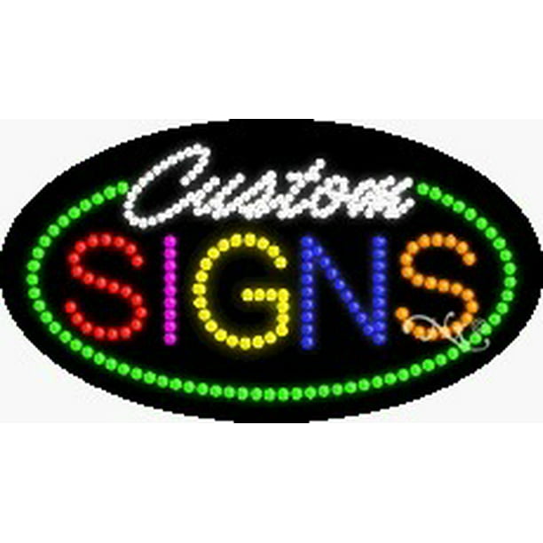 High Impact, Energy Efficient Custom Signs Flashing & Animated LED Sign 